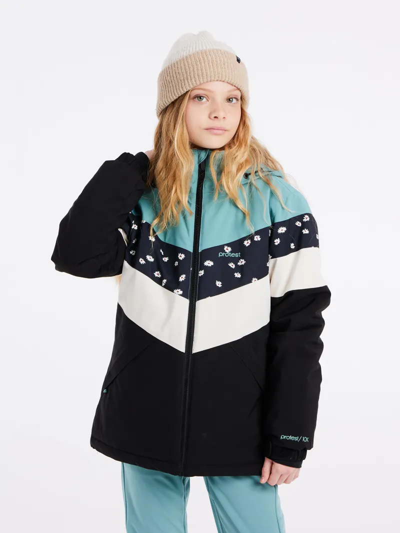 Protest Fugy Junior Ski Jacket - Crocodile Green-5