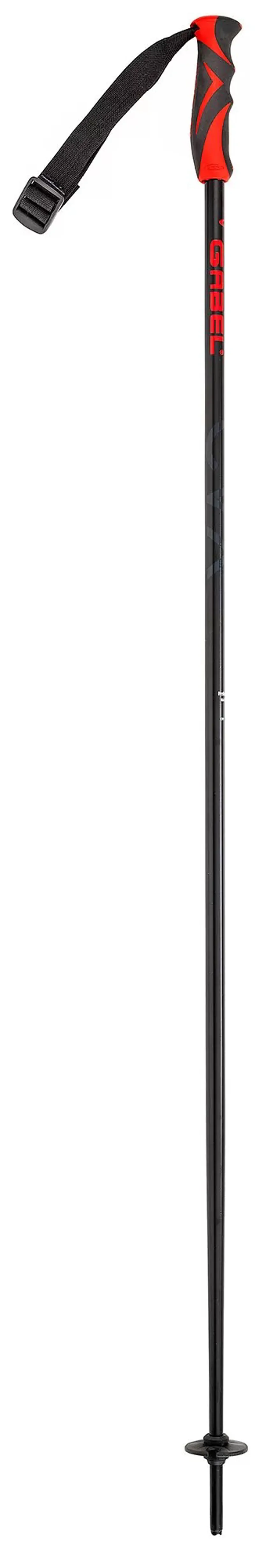 Gabel CVX Ski Poles - Black/Red