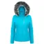 Poivre Blanc Womens Sadie Ski Jacket in Aqua Blue