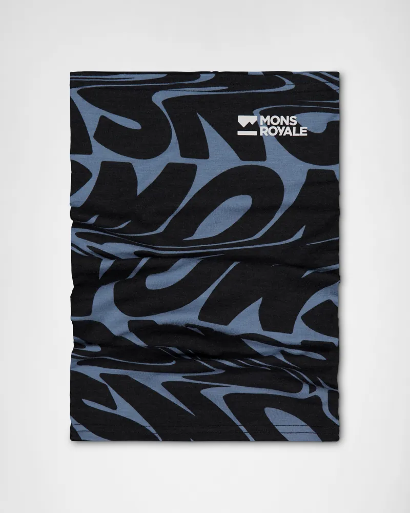 Mons Royale Daily Dose Merino Flex Neckwarmer - Goblin Blue