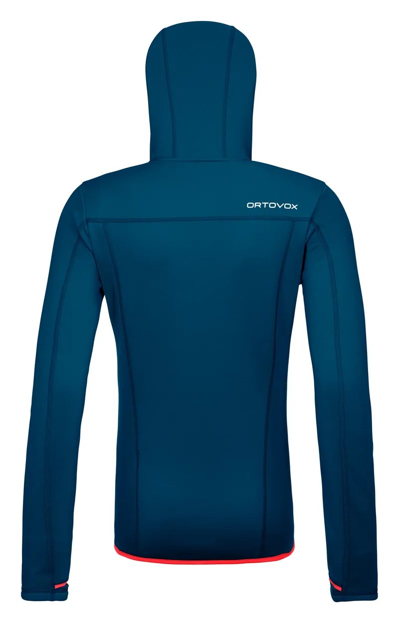 Ortovox Womens Merino Fleece Hoody - Petrol Blue-1