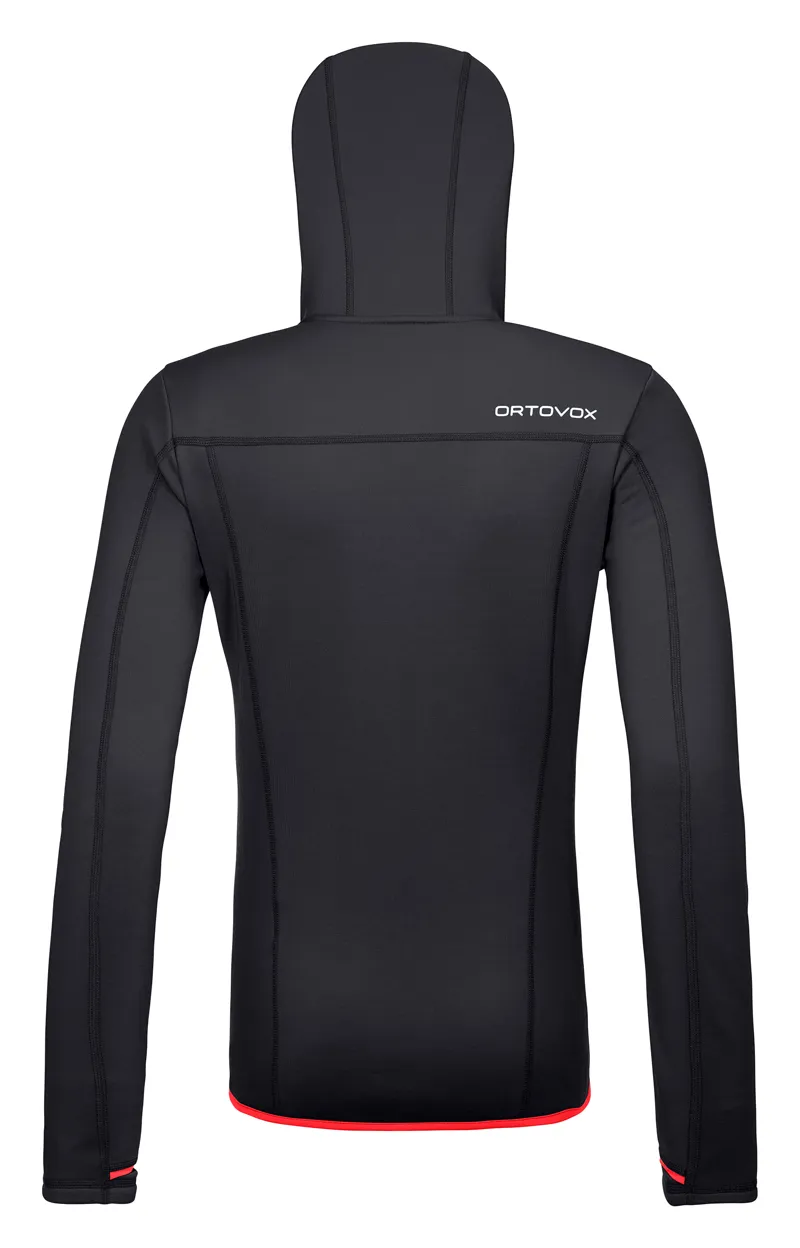 Ortovox Womens Merino Fleece Hoody - Black Raven-1