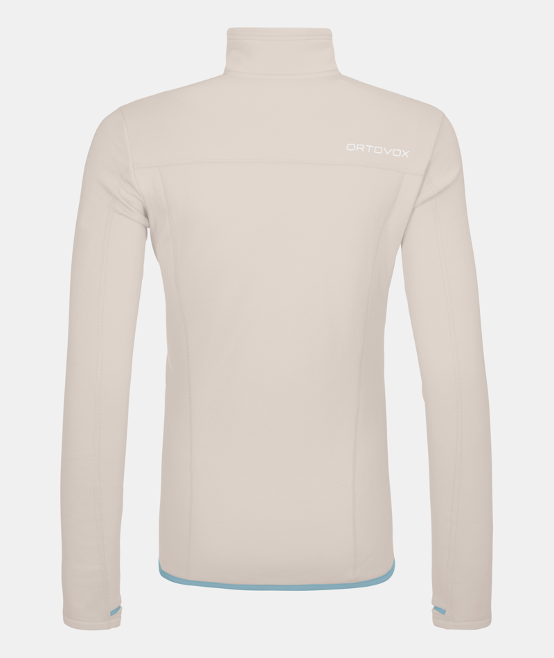 Ortovox Womens Merino Fleece Full Zip - Chalk White-1
