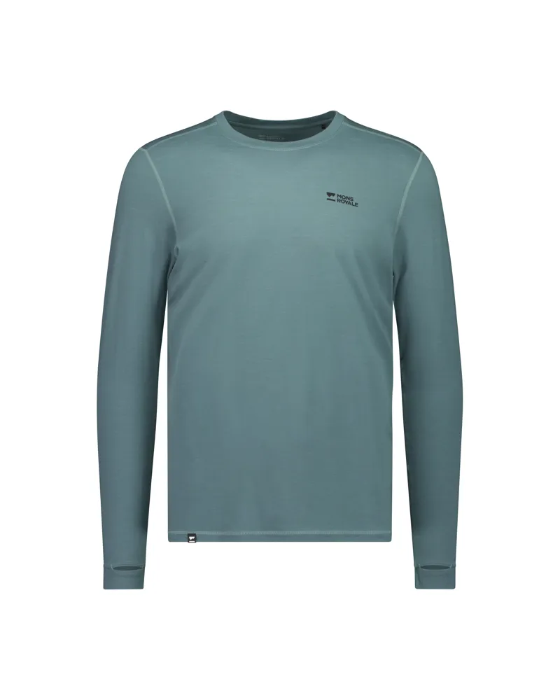 Mons Royale Cascade Mens Merino Baselayer - Sage Green