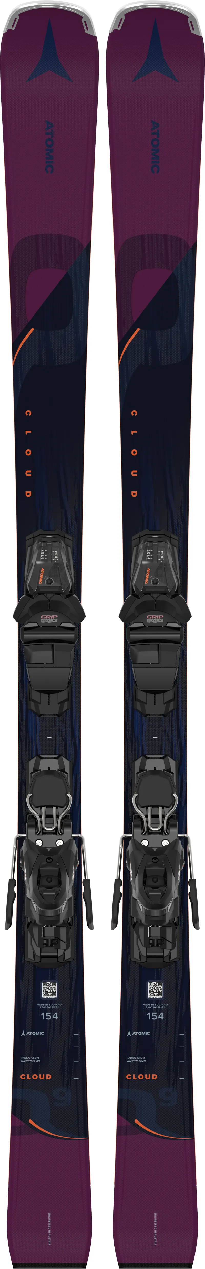 Atomic Cloud Q9 Womens Skis with M10 Grip Walk Bindings