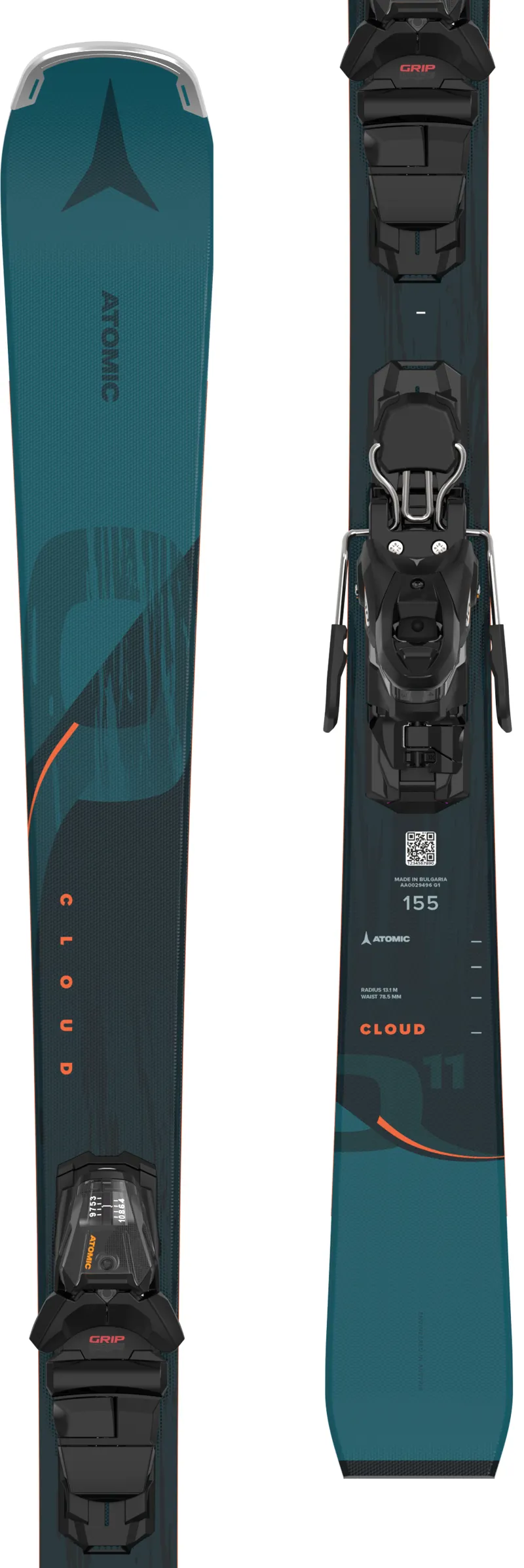 Atomic Cloud Q11 Womens Skis with M10 GW Bindings-1