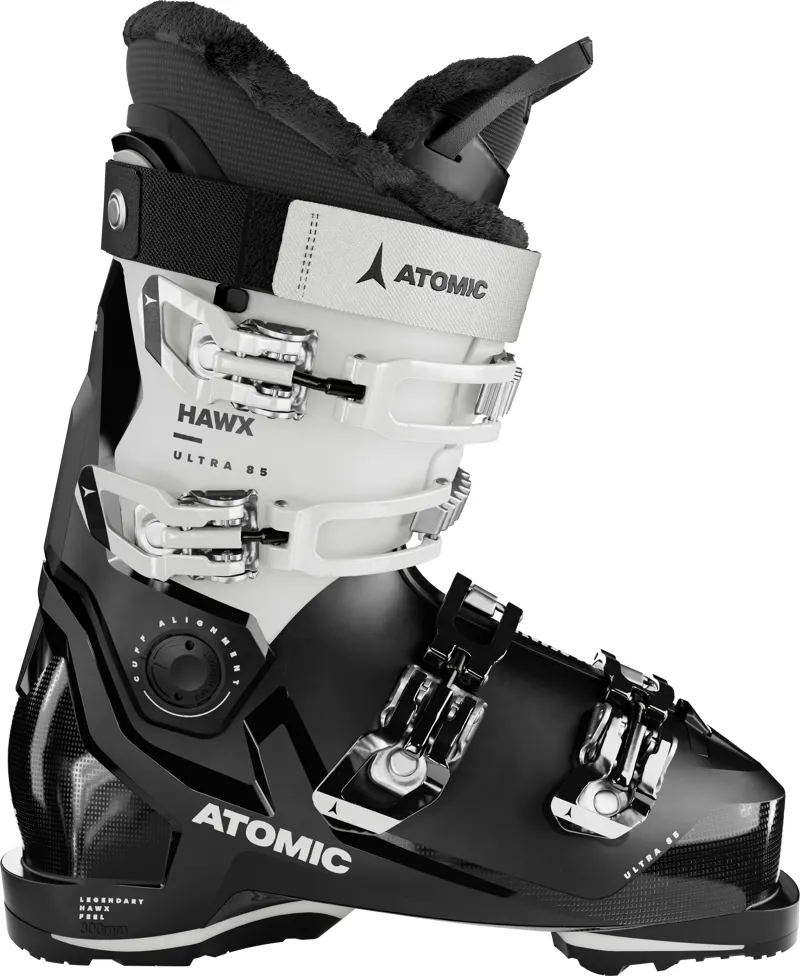 Atomic Hawx Ultra 85 Grip Walk Womens Ski Boots - Black White