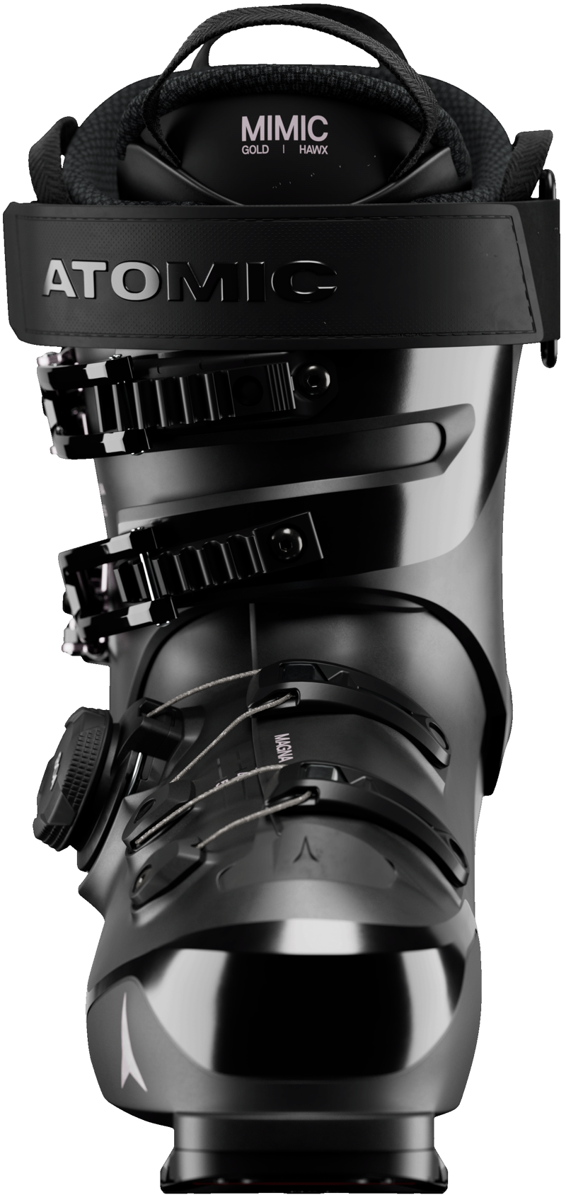 Atomic Hawx Magna 105 S BOA Womens Ski Boots - Black Rose Gold-1