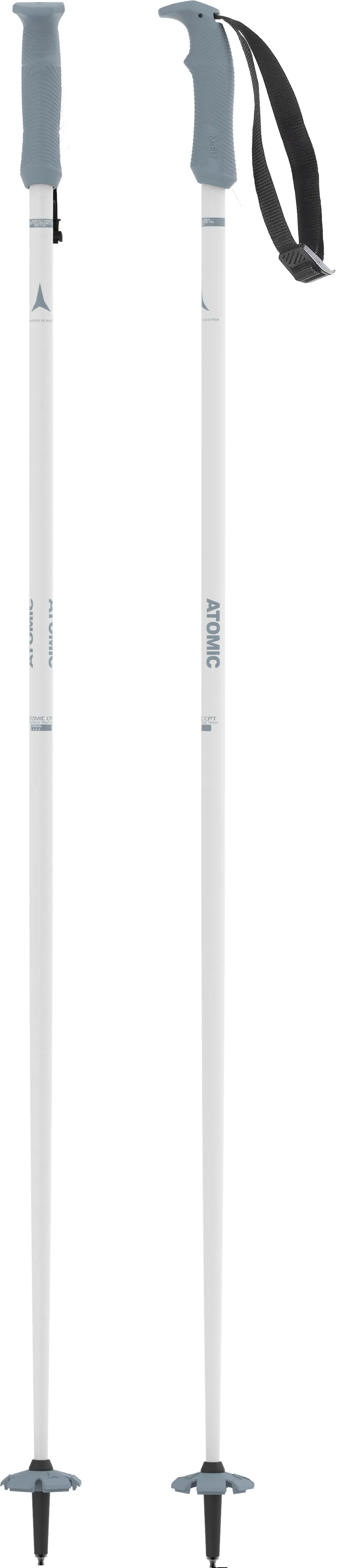 Atomic AMT Carbon Ski Poles in White