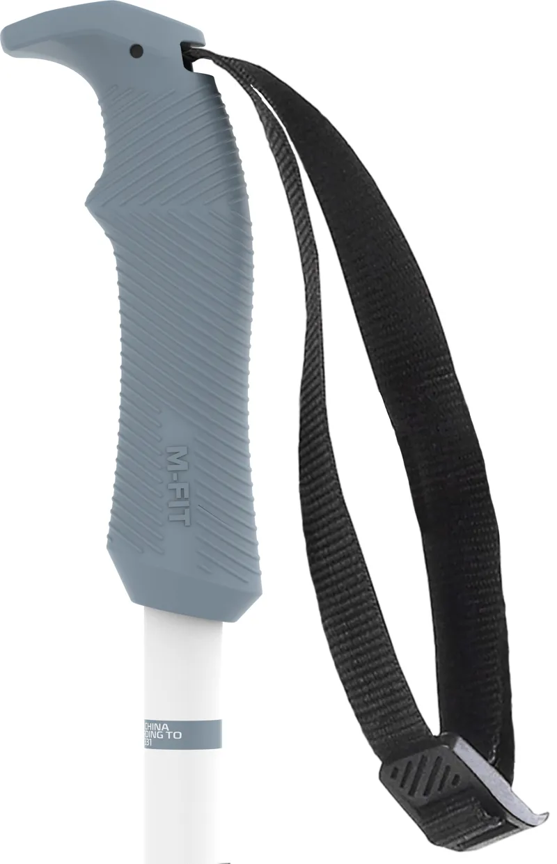 Atomic AMT Carbon Ski Poles in White-2