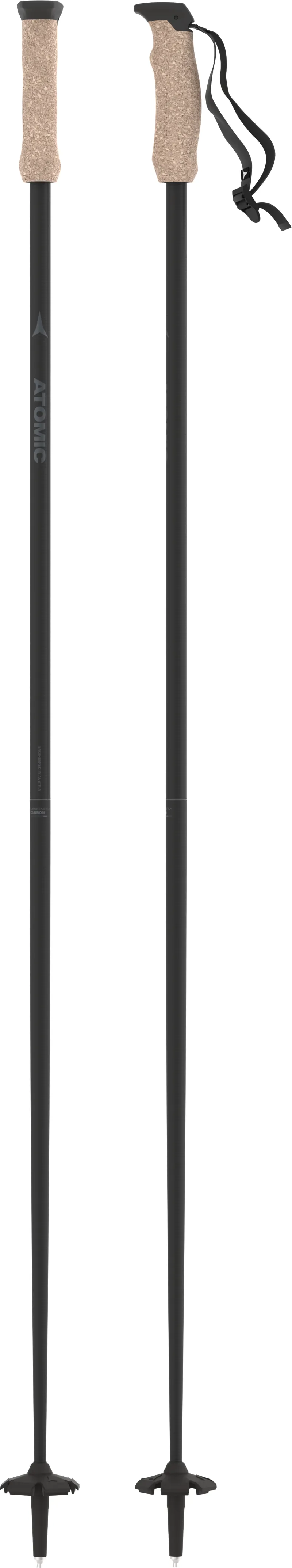 Atomic AMT Carbon Ski Poles - Black