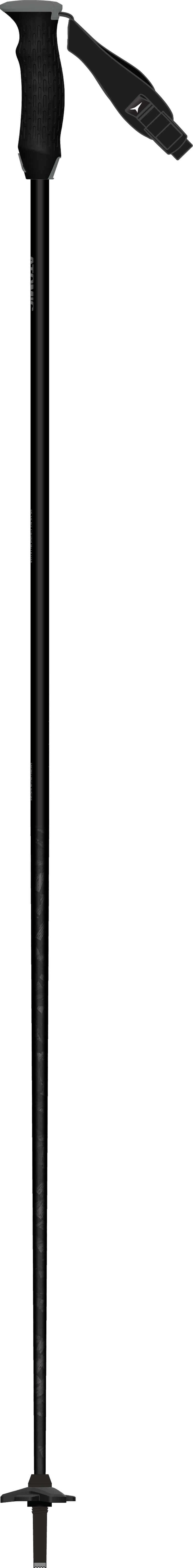 Atomic Revent Carbon Ultra Ski Poles - Black-2