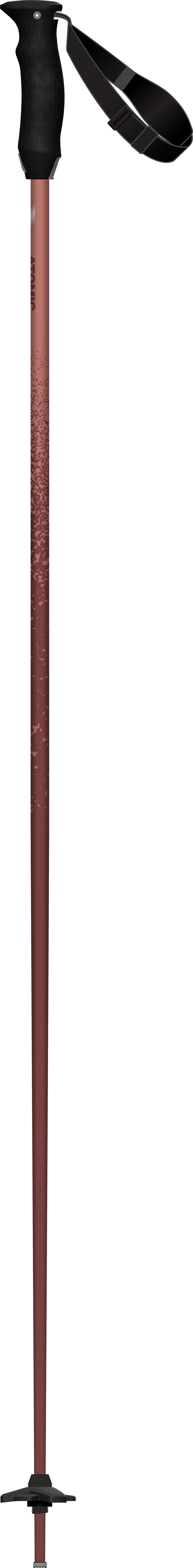 Atomic Revent Carbon Lite Ski Poles - Brick-1