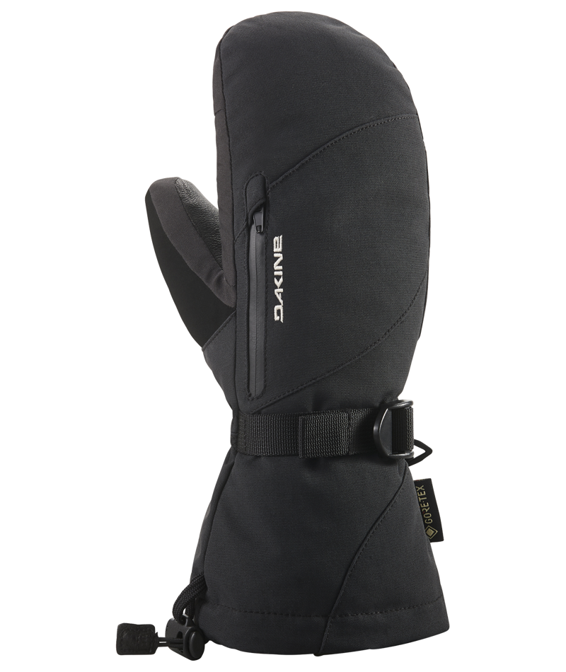 Dakine Sequoia Leather Womens Gore-Tex Ski Mittens - Black