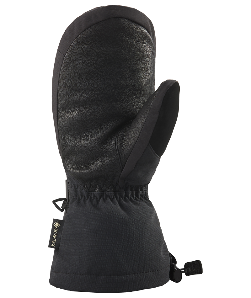 Dakine Sequoia Leather Womens Gore-Tex Ski Mittens - Black-1