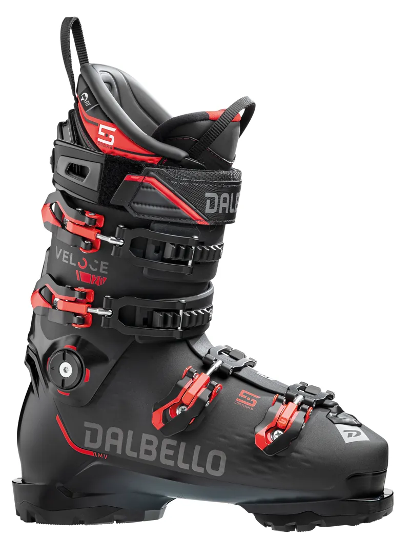 Dalbello Veloce 120 Grip Walk Mens Ski Boots - Black/Red