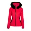 Degre 7 Womens Geod Faux Fur Ski Jacket - Cherry