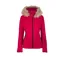 Degre 7 Womens Geod Faux Fur Ski Jacket - Plum