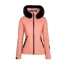 Degre 7 Womens Geod Faux Fur Ski Jacket - Light Pink