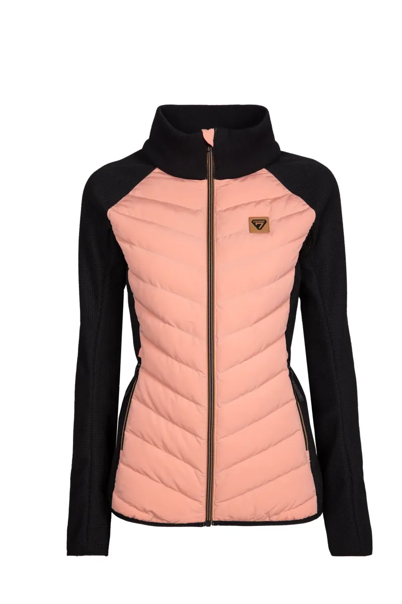 Degre 7 Guara Hybrid Full Zip Jacket - Light Pink