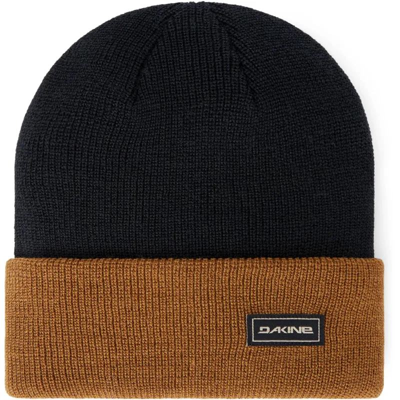 Dakine Jayden Beanie Hat - Black/Rubber Brown