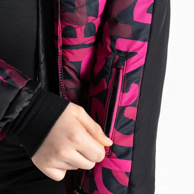 Dare2b Ding Kids Ski Jacket - Pure Pink Graffiti-4