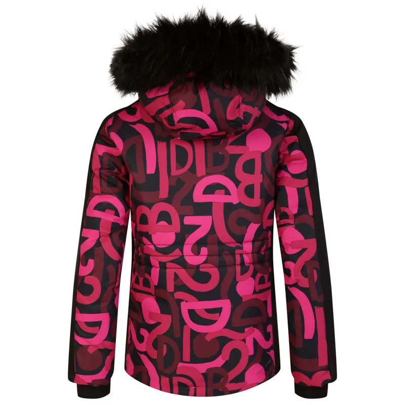 Dare2b Ding Kids Ski Jacket - Pure Pink Graffiti-1