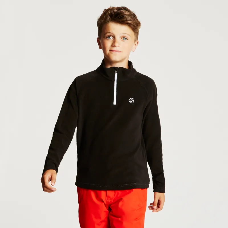 Dare2b Freehand Kids Half Zip Lightweight Fleece - Black-1