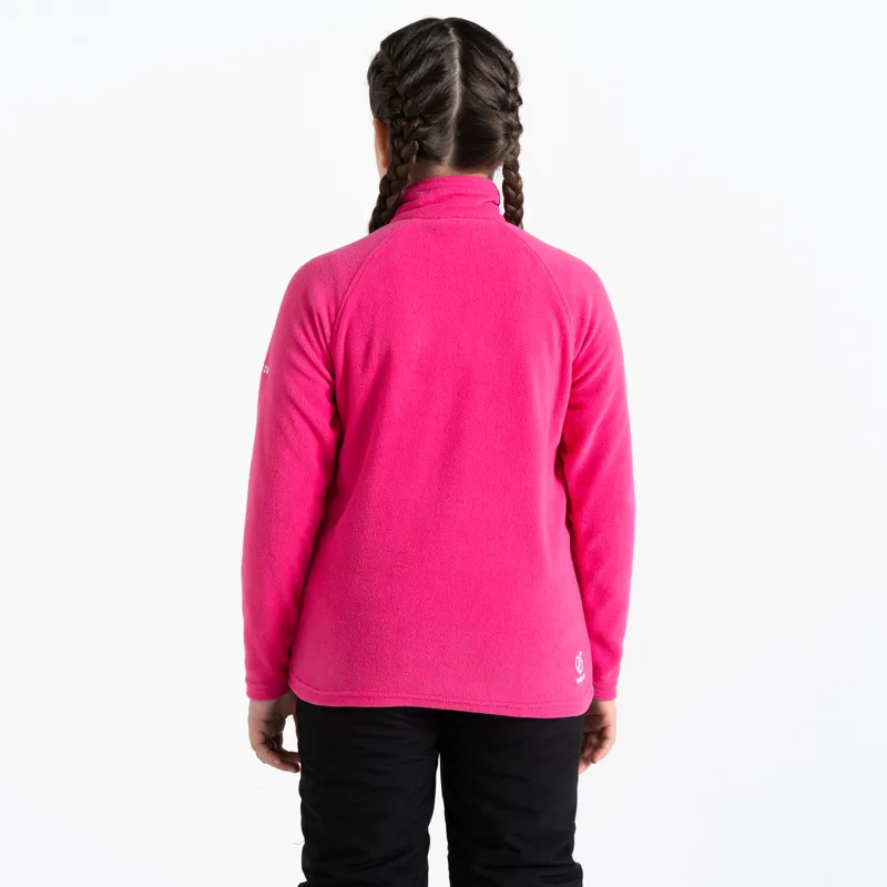 Dare2b Freehand Kids Half Zip Lightweight Fleece - Pure Pink-2