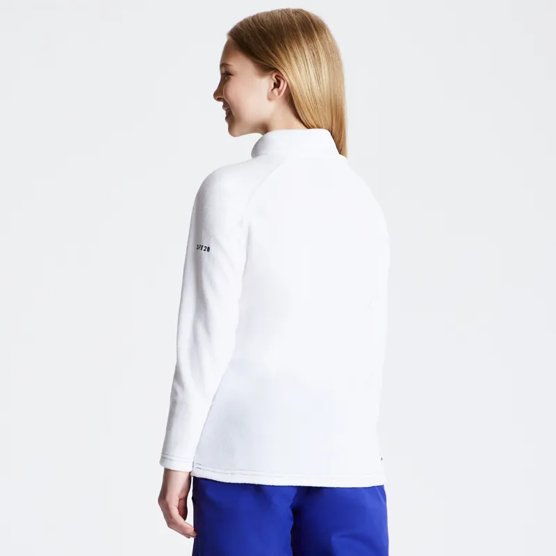 Dare2b Freehand Kids Half Zip Lightweight Fleece - White-2