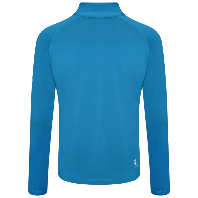 Dare2b Kids Consist Core Stretch Half Zip Midlayer Top - Fjord Blue-1