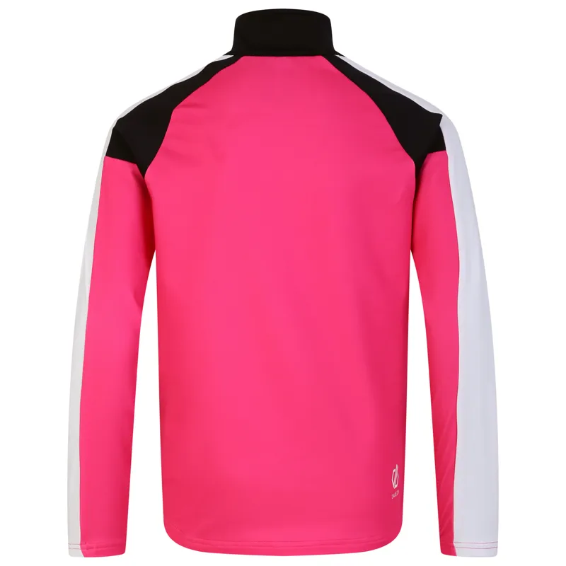 Dare2b Pow Core Stretch Kids Midlayer - Pure Pink Black-1