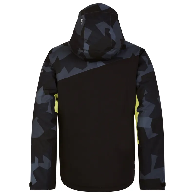Dare2b Humour II Kids Ski Jacket - Black Geo Camo-1