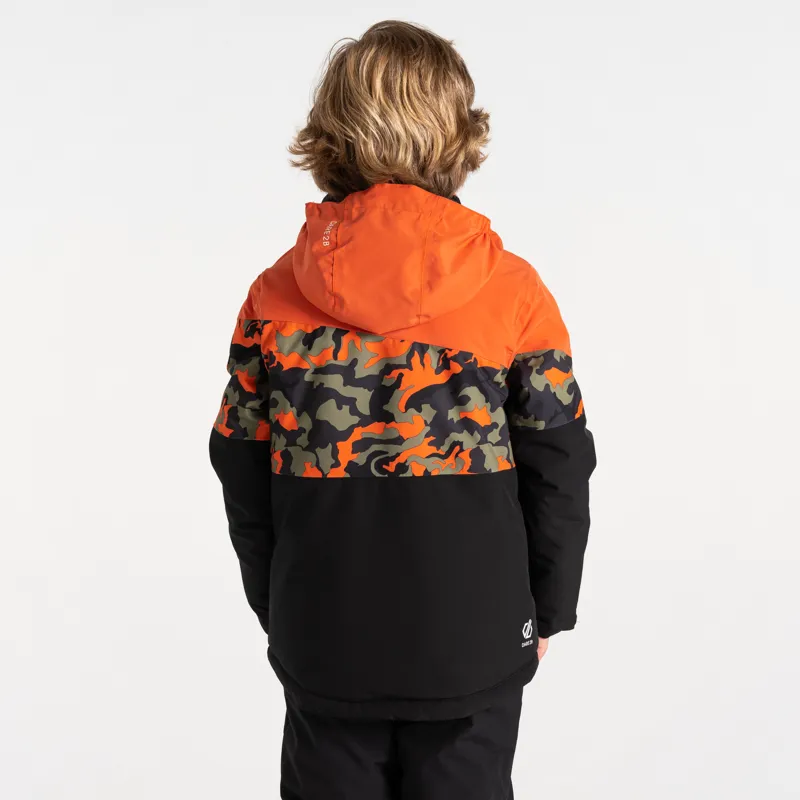 DARE2B Humour3 Kids Ski Jacket - Orange Rust-6
