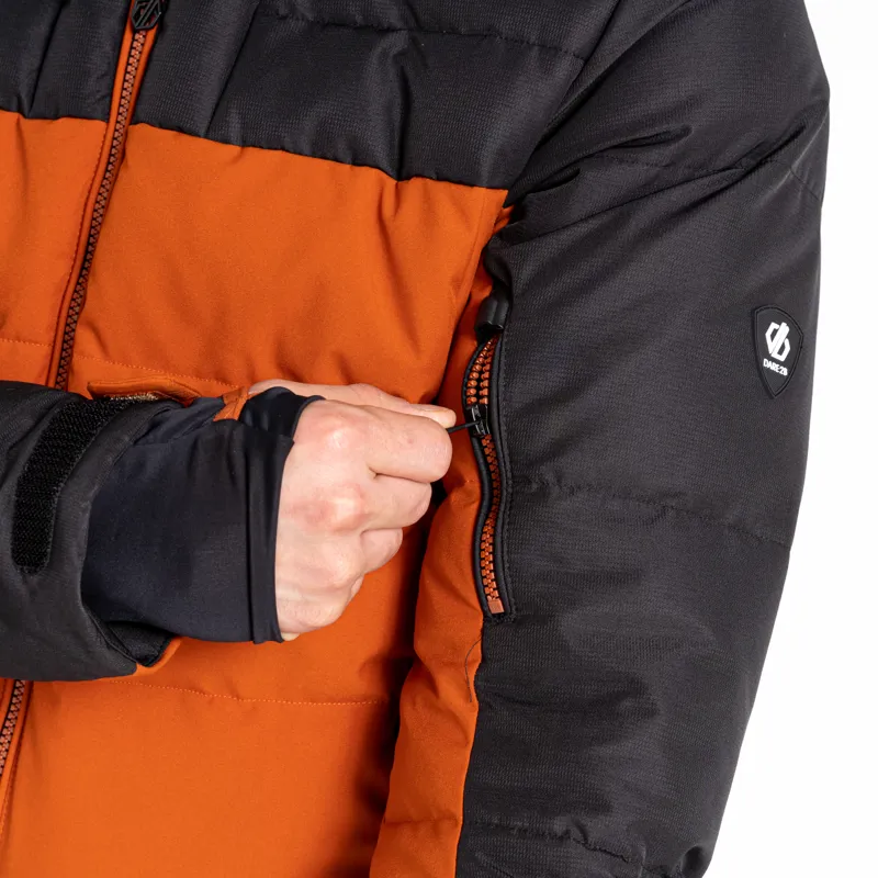 Dare2b Denote II Mens Ski Jacket - Brick/Black-5