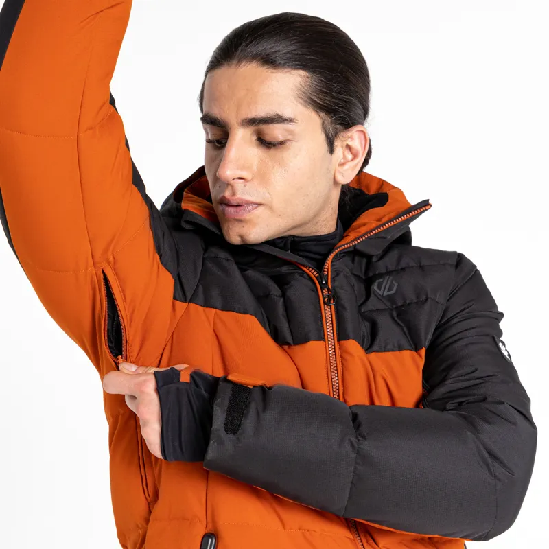 Dare2b Denote II Mens Ski Jacket - Brick/Black-4