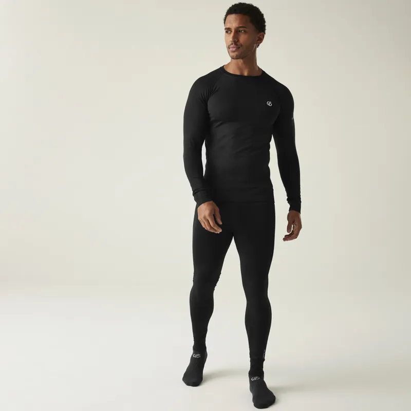 Dare2b Mens Baselayer Set Top and Bottom - Black-1