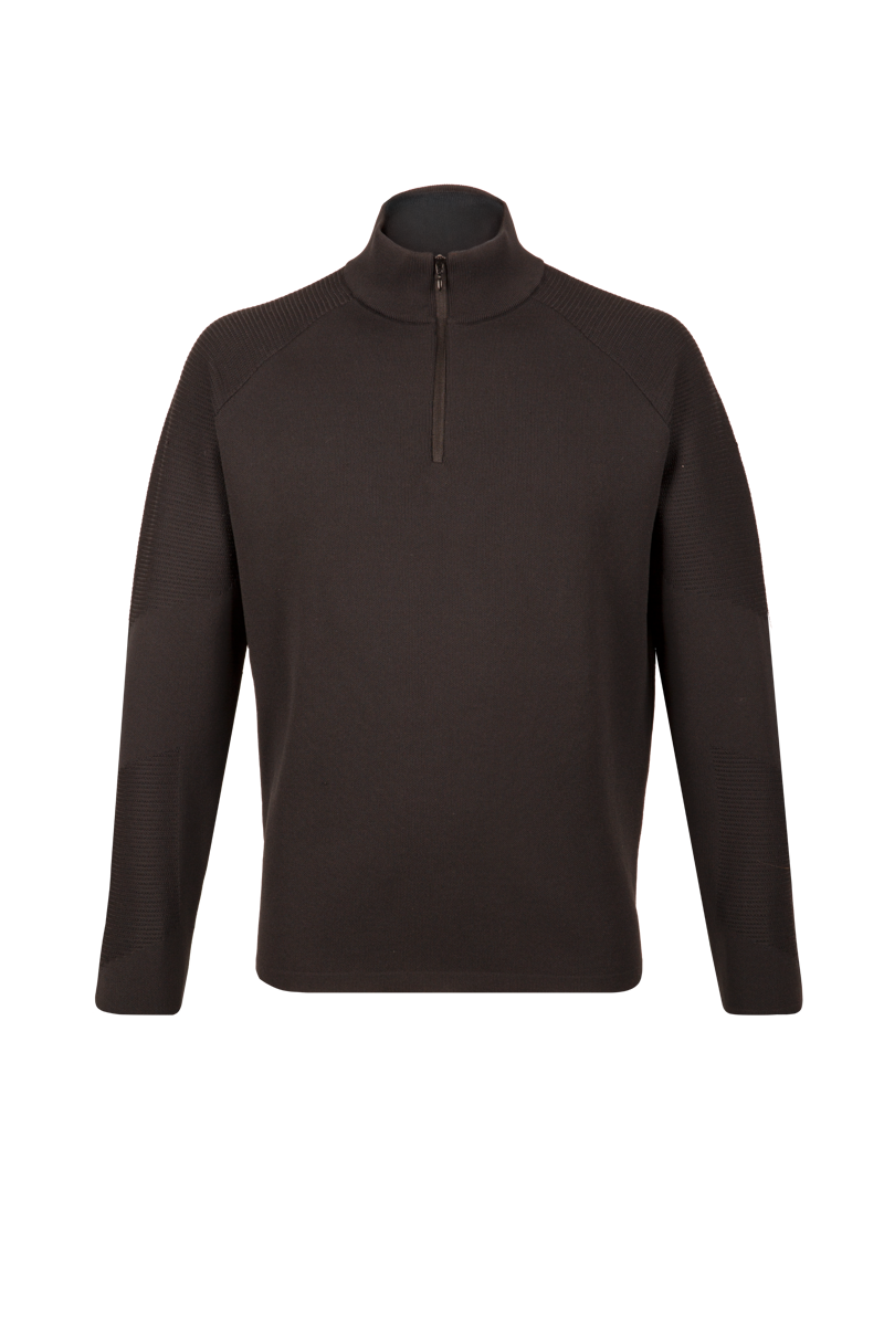 Duvillard Marin Mens Knit Jumper - Black