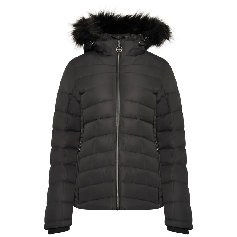 Dare2b Glamorize Womens Faux Fur Ski Jacket - Black