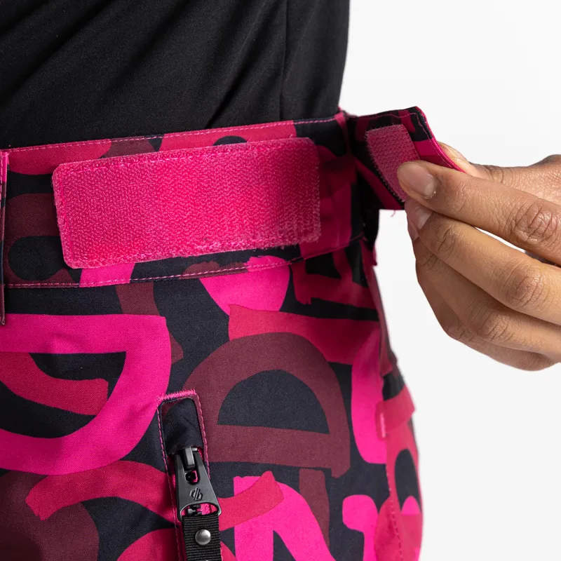 Dare2b Ice Womens Ski Pants - Pure Pink Graffiti-3