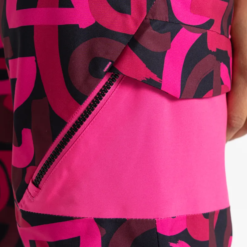 Dare2b Ice Womens Ski Pants - Pure Pink Graffiti-4