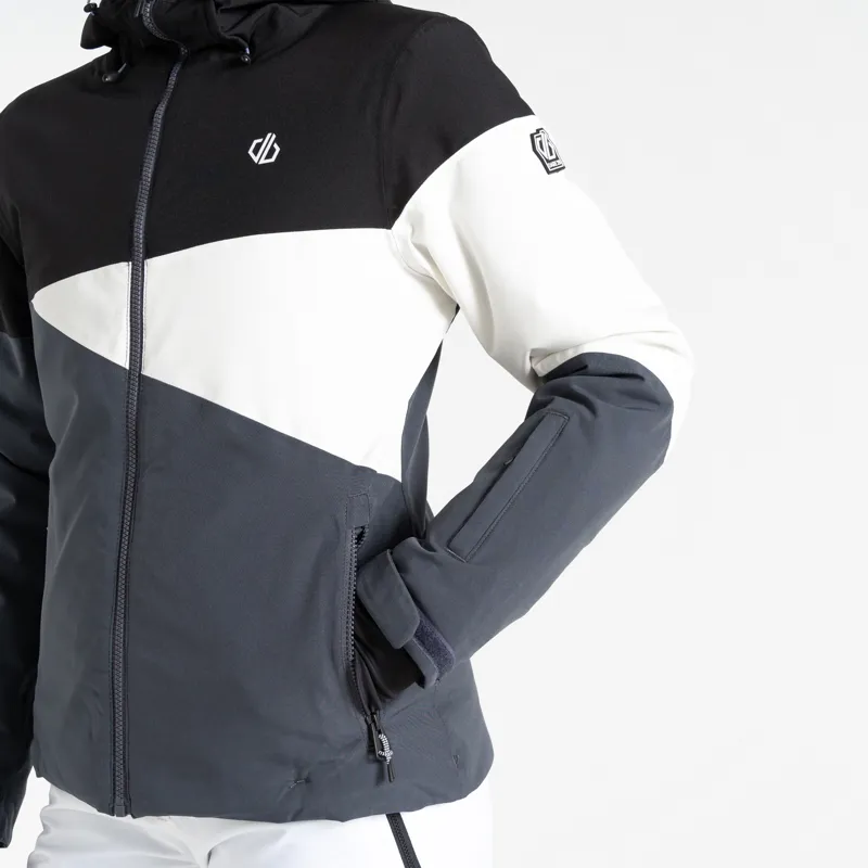 DARE2B Ice3 Womens Ski Jacket - Black Grey-4