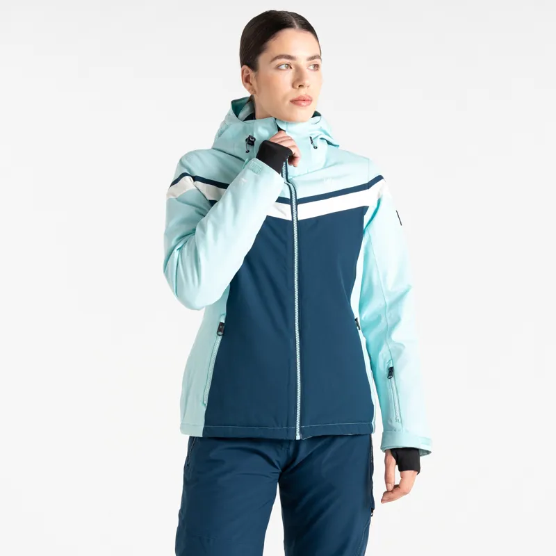 DARE2B Flurry Womens Ski Jacket - Water Blue-2