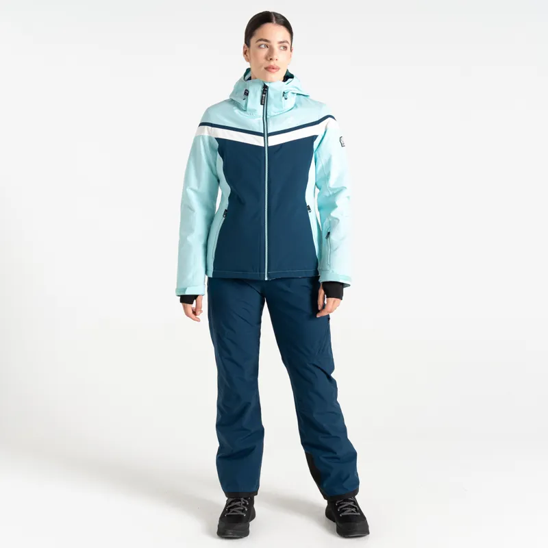 DARE2B Flurry Womens Ski Jacket - Water Blue-3