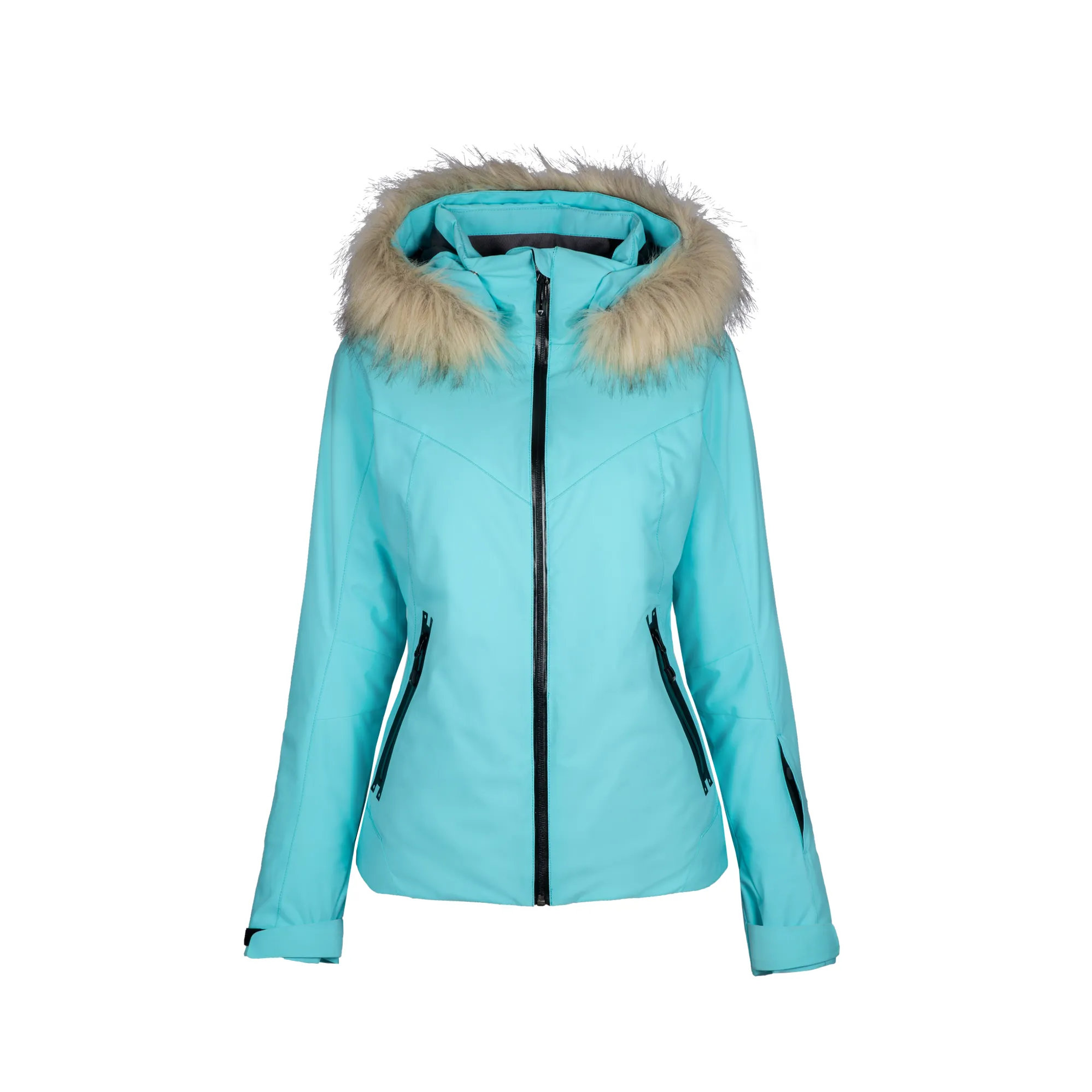 Ski jacket fur hood womens hotsell