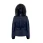 Poivre Blanc Emma Womens Faux Fur Ski Jacket - Gothic Blue