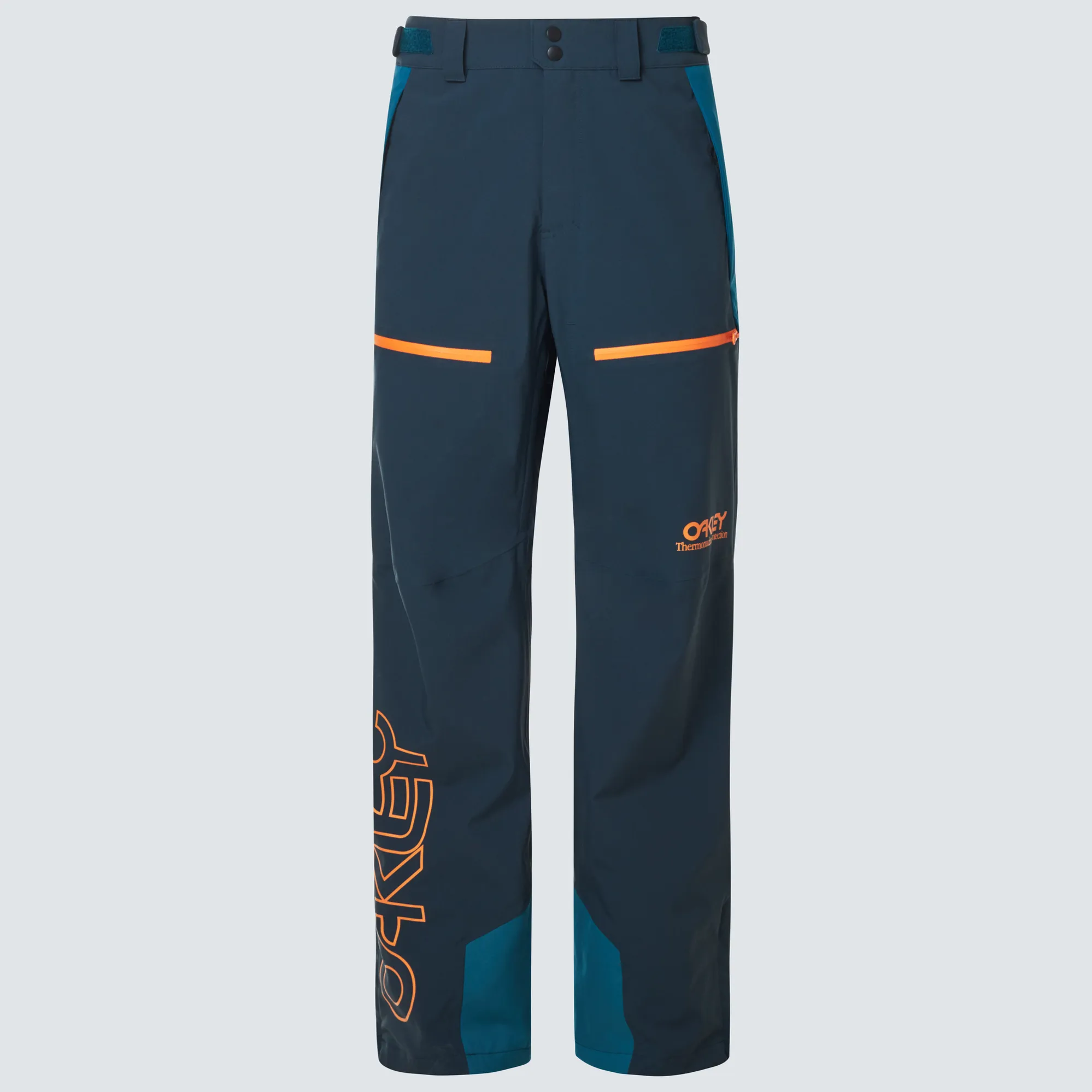 Oakley TNP Lined Shell Mens Ski Pants in Blue