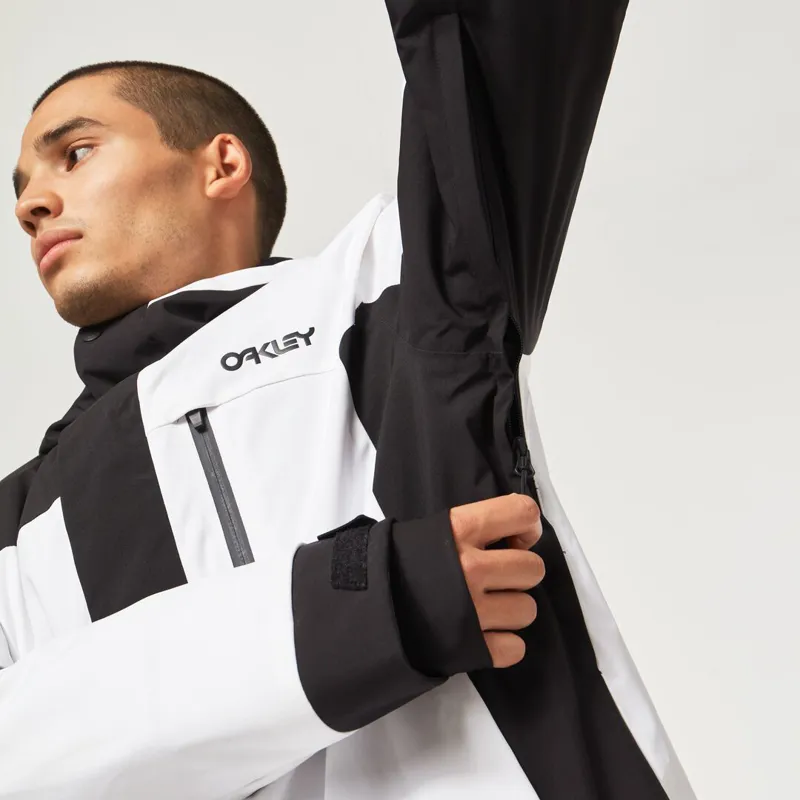 Oakley TNP TBT Mens Insulated Ski Jacket - Black/White-5