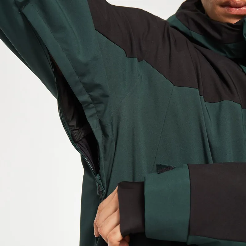 Oakley TNP TBT Mens Insulated Ski Jacket - Green Blackout-4