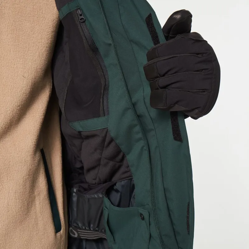 Oakley TNP TBT Mens Insulated Ski Jacket - Green Blackout-8
